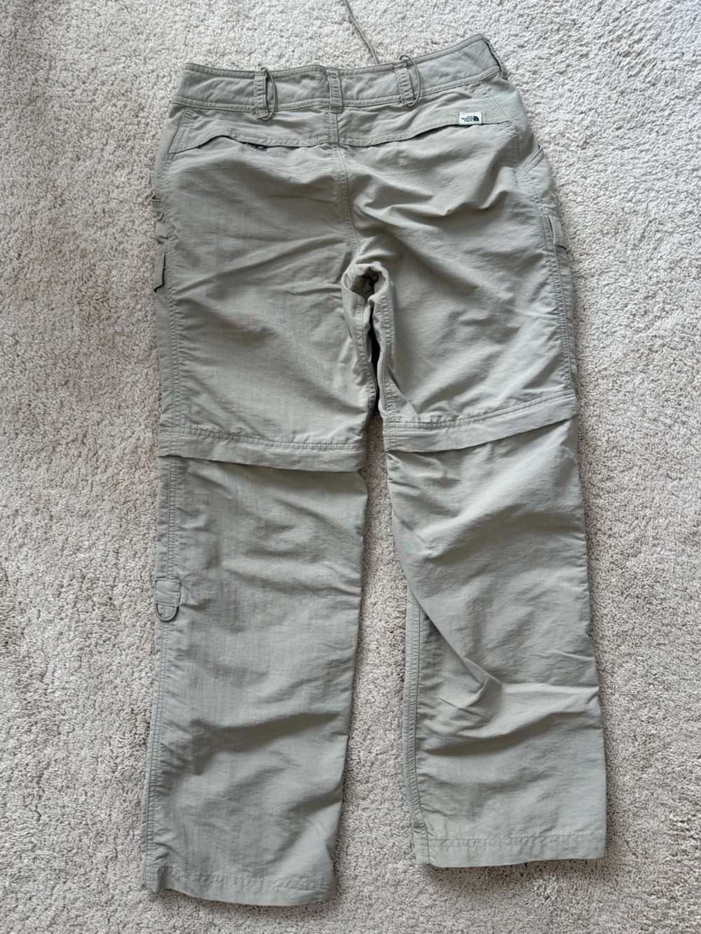 The North Face convertible trail pant sz 4 short
